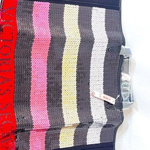 Victoria's Secret Sequin Tote Bag NWT Large Shoulder Bag